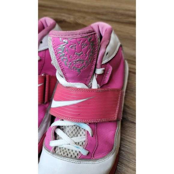 Nike Zoom Soldier IV 4 LeBron James Kay Yow Think Pink Wmns Basketball Shoes - Picture 4 of 10